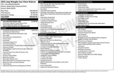 2023 Jeep Wrangler 4xe Rubicon