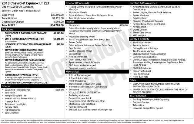 2018 Chevrolet Equinox LT