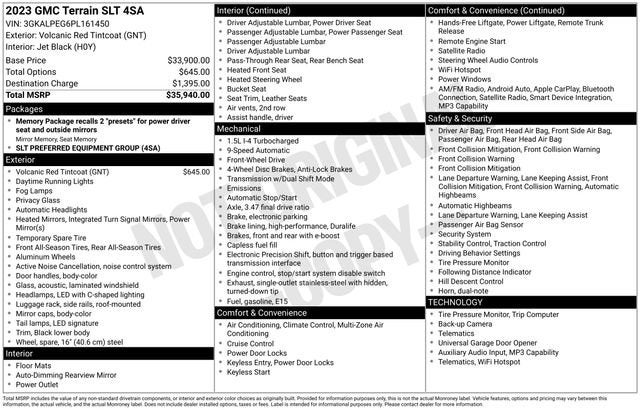 2023 GMC Terrain SLT