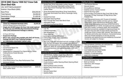 2018 GMC Sierra 1500 SLT