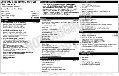 2020 GMC Sierra 1500 SLT