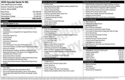 2026 Hyundai SANTA FE SEL
