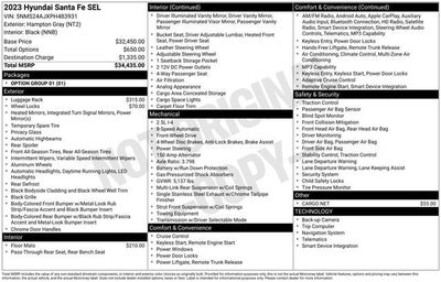 2023 Hyundai SANTA FE SEL