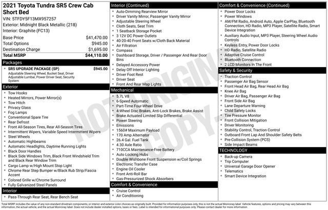 2021 Toyota Tundra SR5