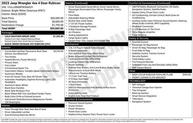 2023 Jeep Wrangler 4xe Rubicon