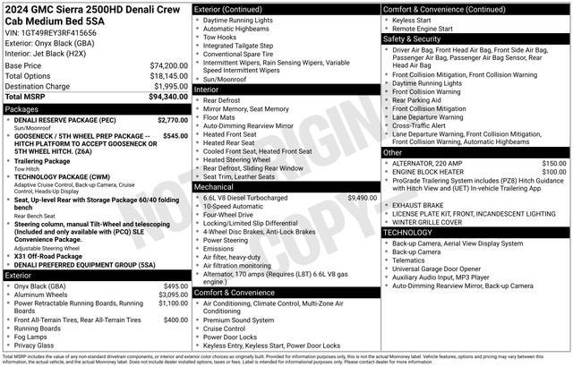 2024 GMC Sierra 2500 HD Denali