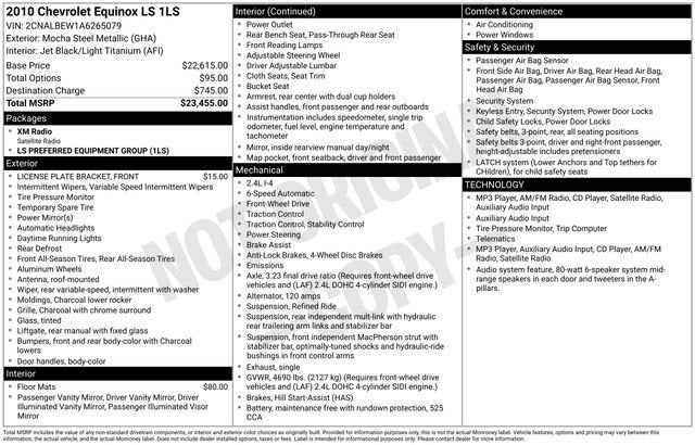 2010 Chevrolet Equinox LS