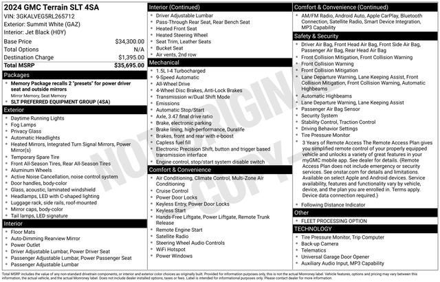2024 GMC Terrain SLT