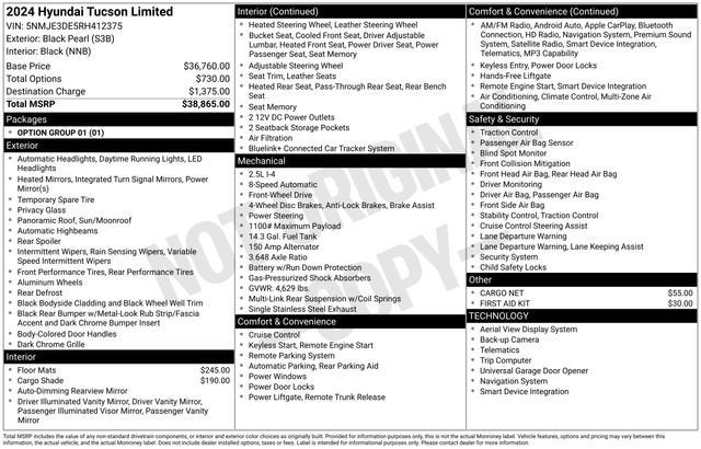 2024 Hyundai TUCSON Limited