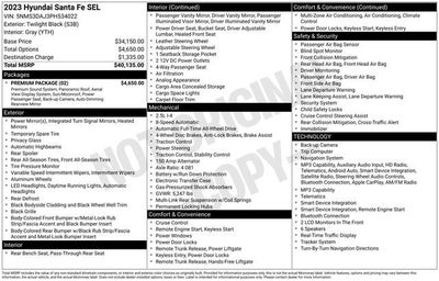 2023 Hyundai SANTA FE SEL