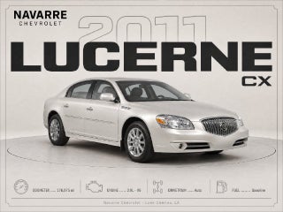 2011 Buick Lucerne CX