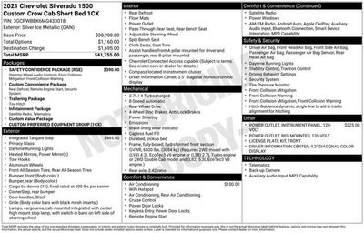 2021 Chevrolet Silverado 1500 Custom