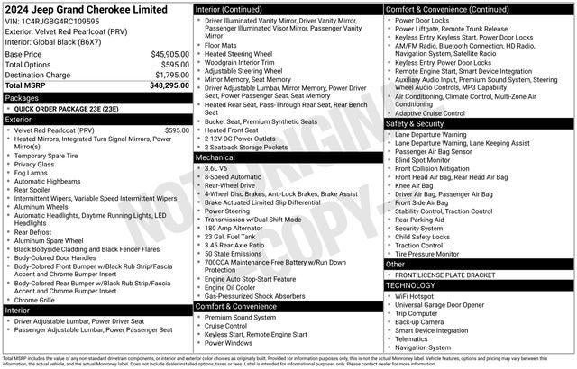 2024 Jeep Grand Cherokee Limited 4x2