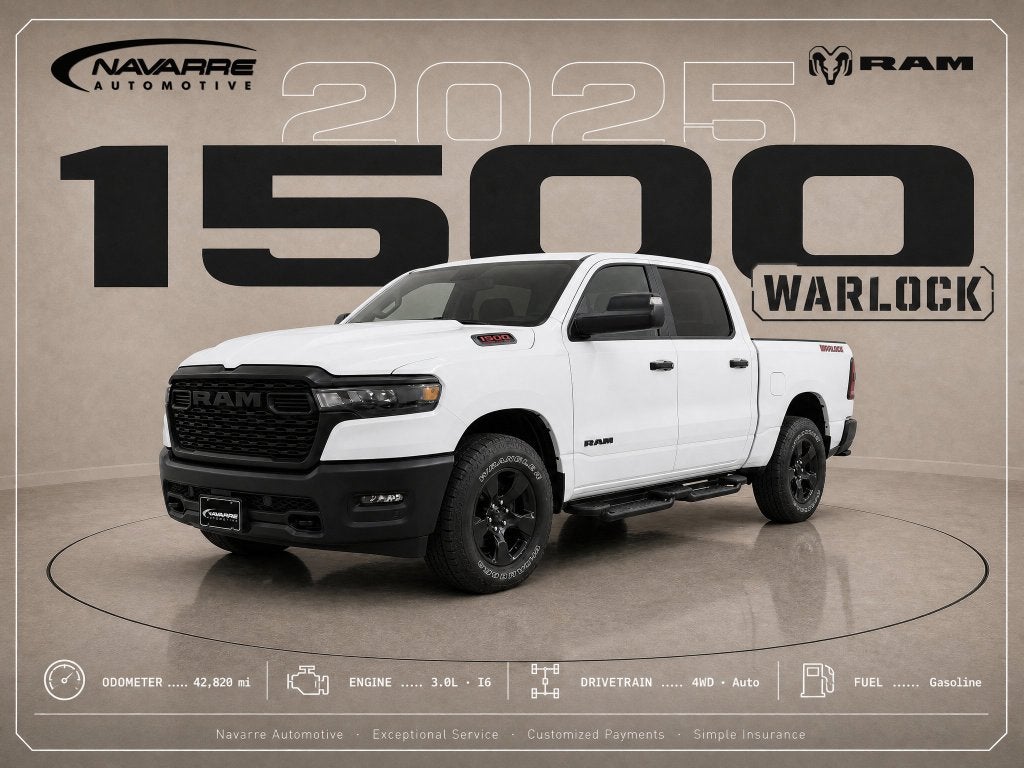2025 RAM 1500 Warlock Crew Cab 4x4 5'7' Box