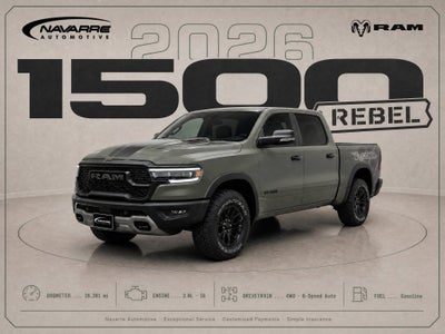 2026 RAM 1500 Rebel Crew Cab 4x4 5'7' Box