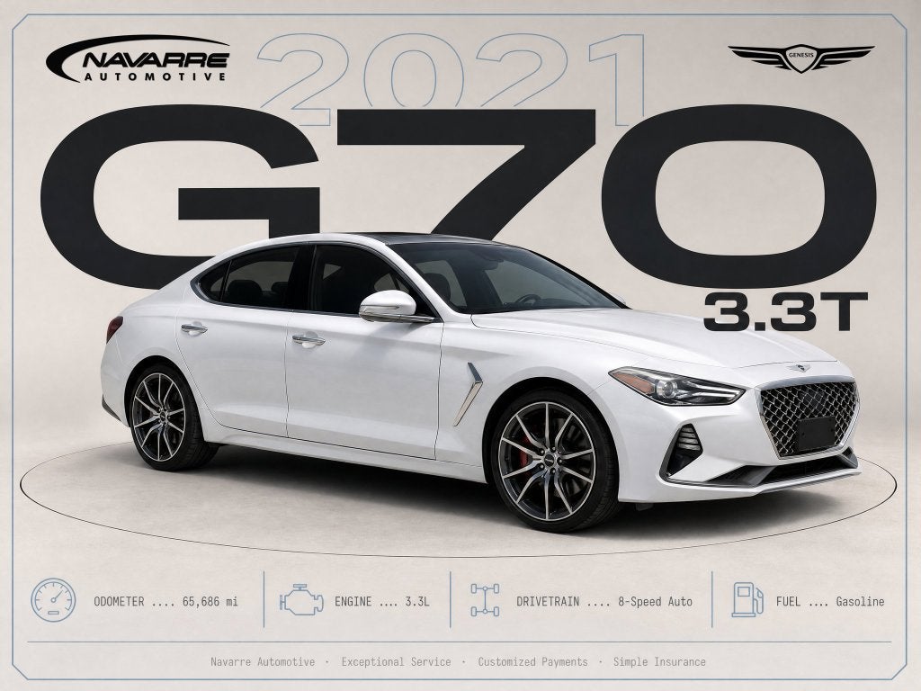 2021 Genesis G70 3.3T RWD