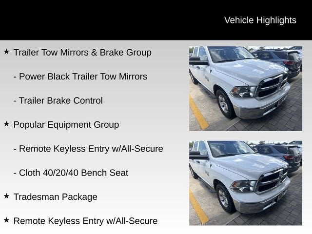 2019 RAM 1500 Classic Tradesman