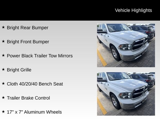 2019 RAM 1500 Classic Tradesman