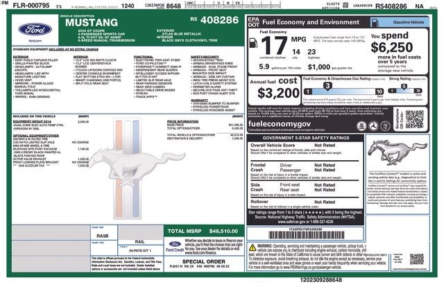 2024 Ford Mustang GT
