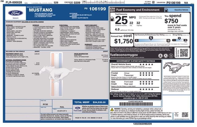 2023 Ford Mustang EcoBoost
