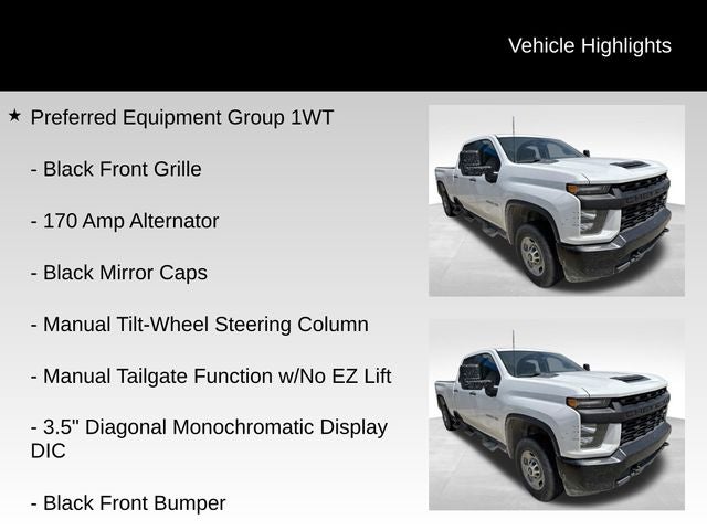 2020 Chevrolet Silverado 2500HD Work Truck