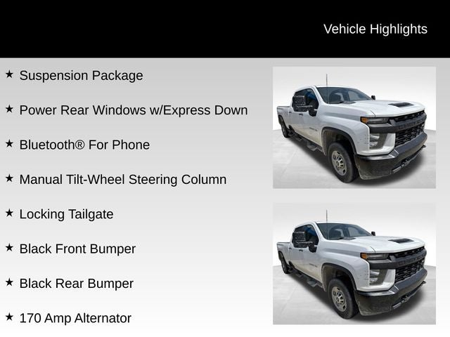 2020 Chevrolet Silverado 2500HD Work Truck