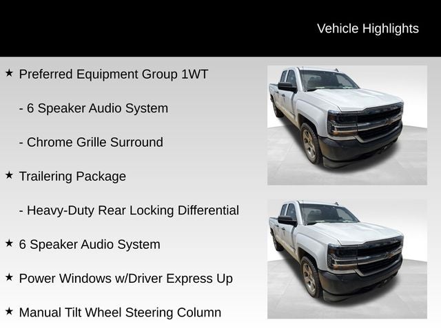 2017 Chevrolet Silverado 1500 WT