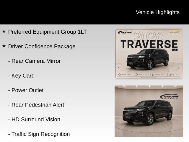 2026 Chevrolet Traverse LT 1LT