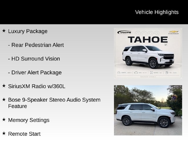 2023 Chevrolet Tahoe LT