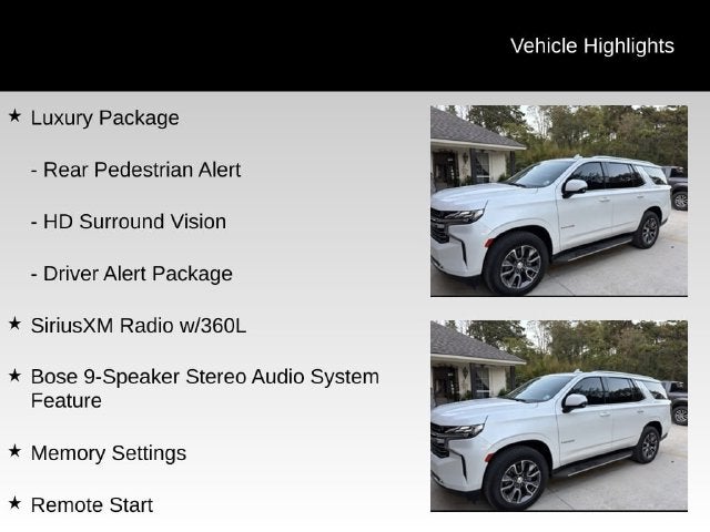 2023 Chevrolet Tahoe LT