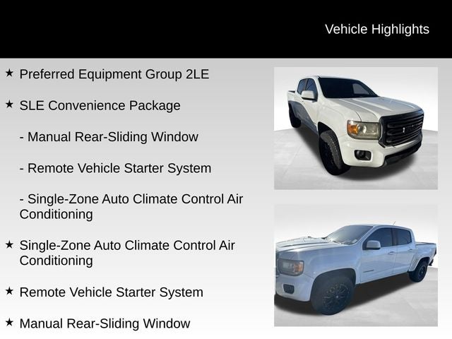 2017 GMC Canyon SLE1