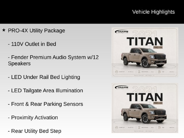 2021 Nissan Titan PRO-4X
