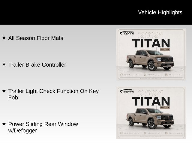 2021 Nissan Titan PRO-4X