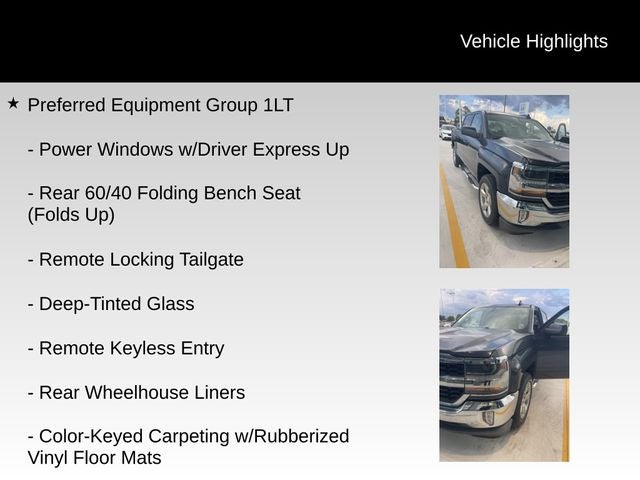 2018 Chevrolet Silverado 1500 LT LT1