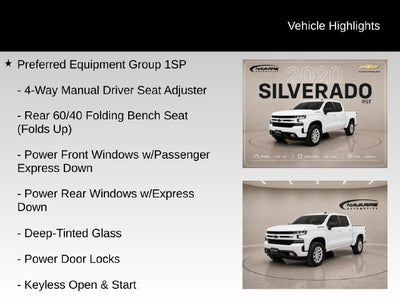 2020 Chevrolet Silverado 1500 RST