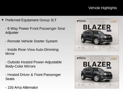 2019 Chevrolet Blazer Base 3LT