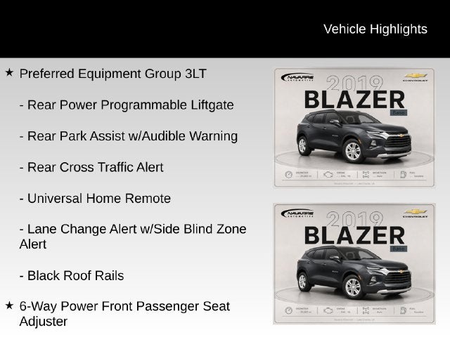 2019 Chevrolet Blazer Base 3LT