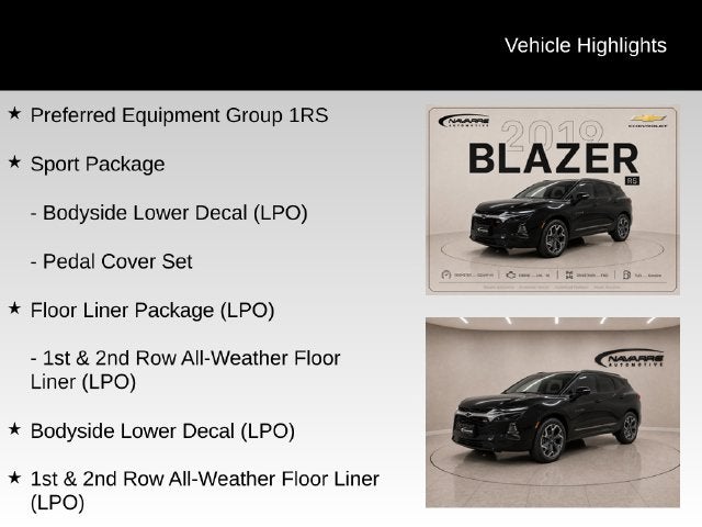 2019 Chevrolet Blazer RS