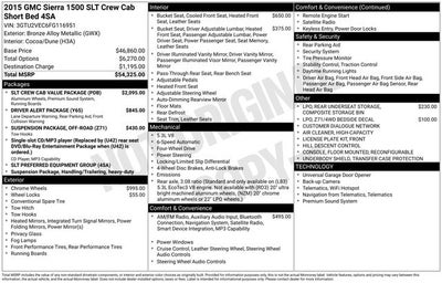 2015 GMC Sierra 1500 SLT