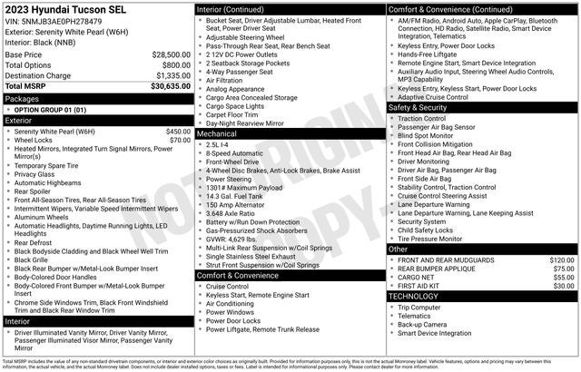 2023 Hyundai TUCSON SEL