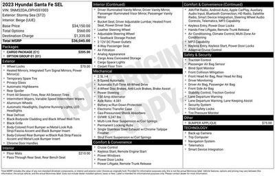2023 Hyundai SANTA FE SEL