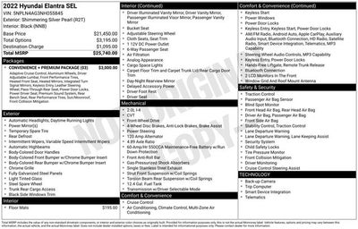2022 Hyundai ELANTRA SEL