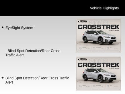 2019 Subaru Crosstrek 2.0i Premium