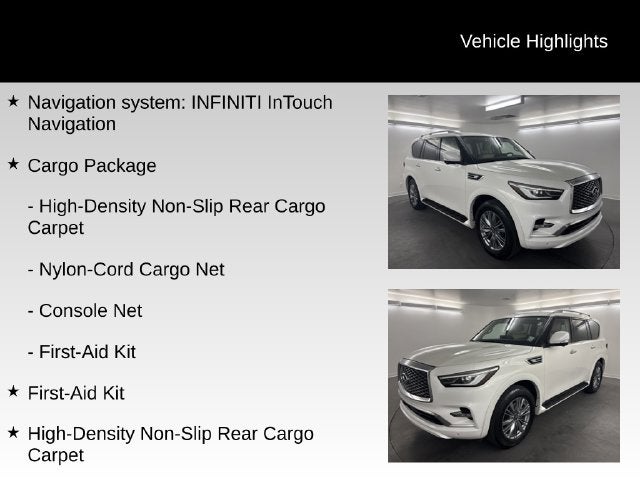 2022 INFINITI QX80 LUXE