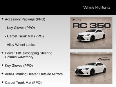 2022 Lexus RC 350