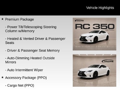 2022 Lexus RC 350