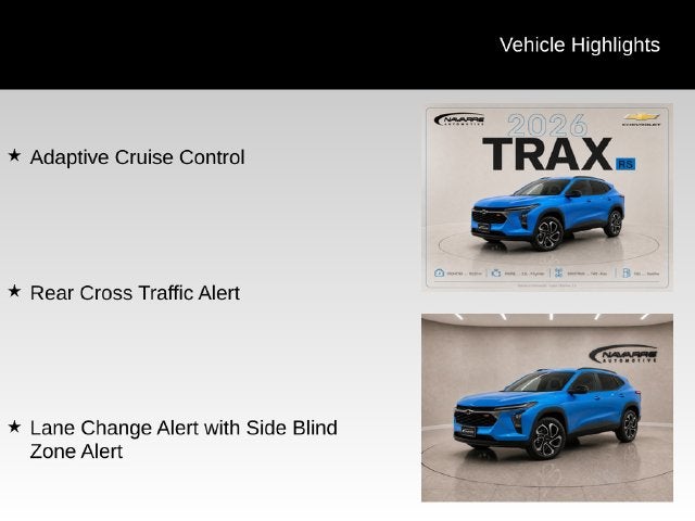 2026 Chevrolet Trax 2RS