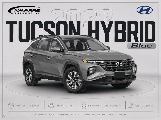 2022 Hyundai TUCSON HYBRID Blue