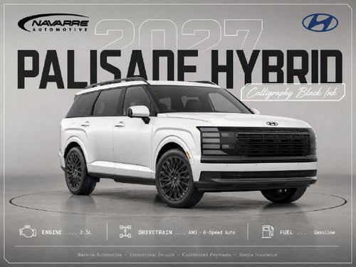 2027 Hyundai PALISADE HYBRID Calligraphy Black Ink
