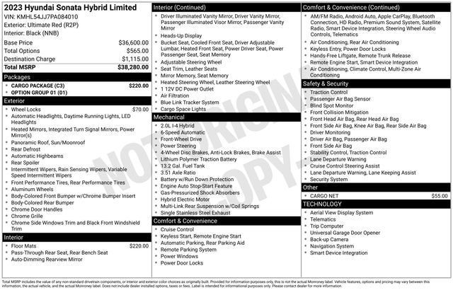 2023 Hyundai SONATA HYBRID Limited